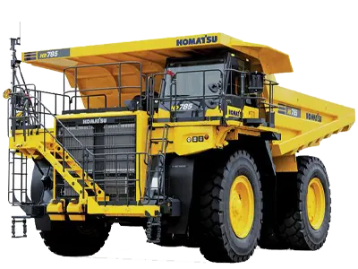 زیربندی و لوازم یدکی KOMATSU HD785 زیربندی دامپ تراک کوماتسو HD785